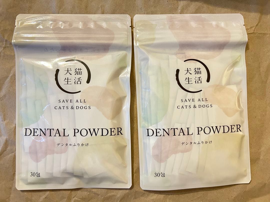 【未開封】犬猫生活 デンタルふりかけ　（口腔ケアサプリ）30包入り×2
