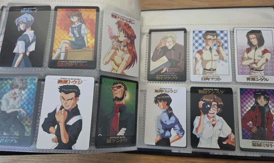 エヴァンゲリオンカードダスコンプリートアルバム付き108未剥がし付き