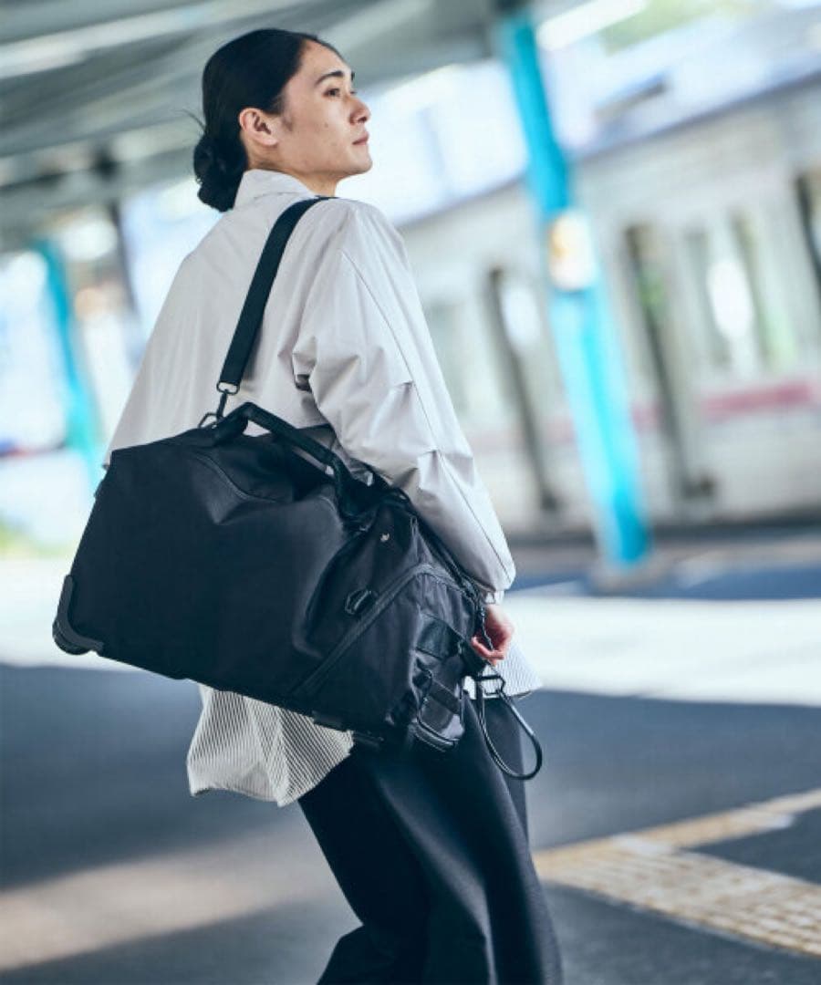 【新品】MILESTO STLAKT 3WAYボストンキャリー ヘザーネイビー