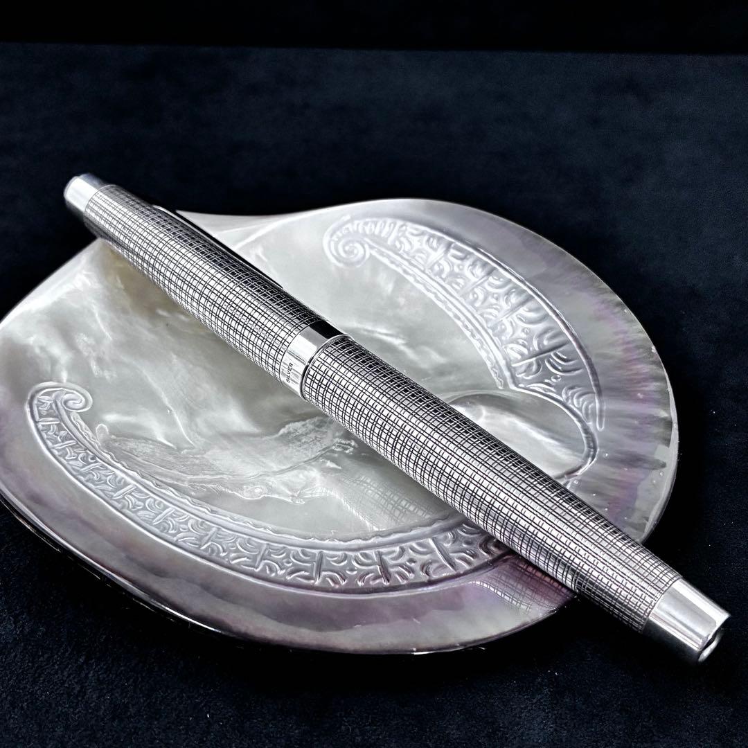 プラチナ万年筆 PLATINUM　1stプラチナ 　軸銀製　プラチナプラチナ