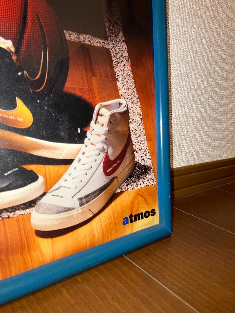 １０００枚限定！atmos ナイキ「 BLAZER MID 77」額付 ポスター