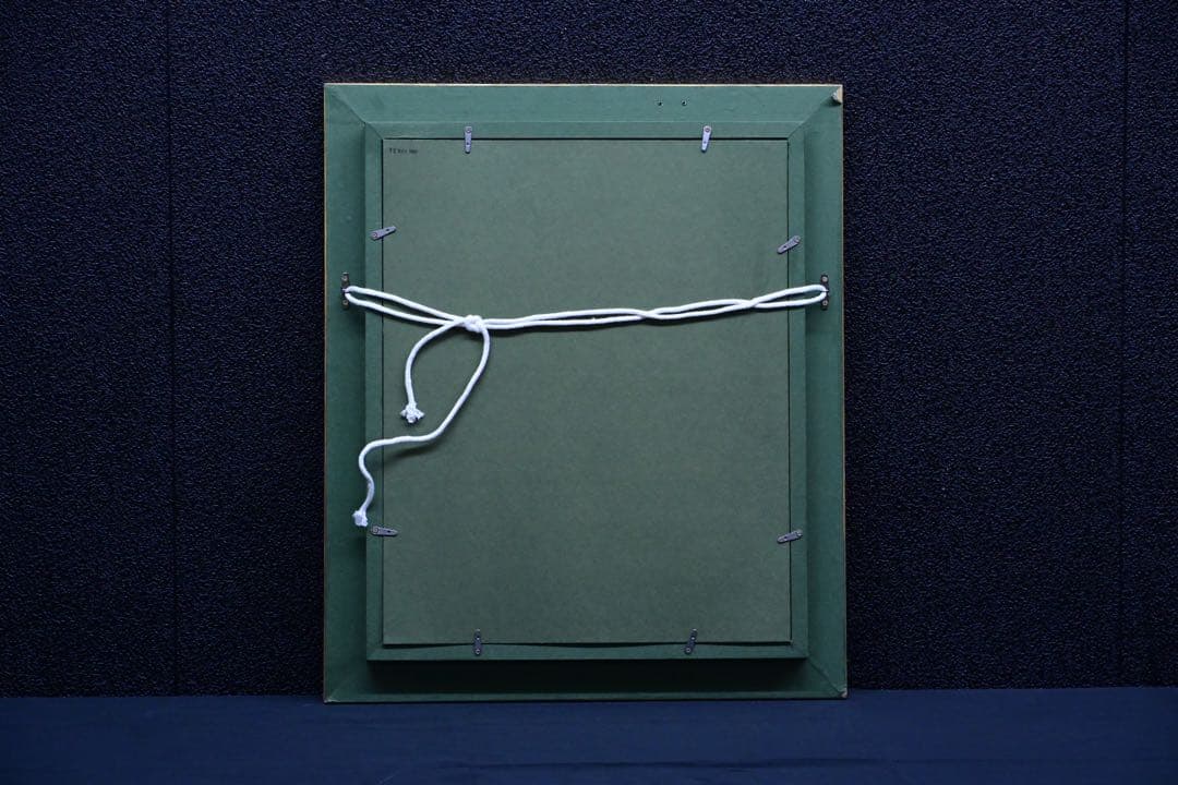 【真筆保証】シクラメン 鈴木千久馬 F6 油彩画 無垢 額 西洋 静物画