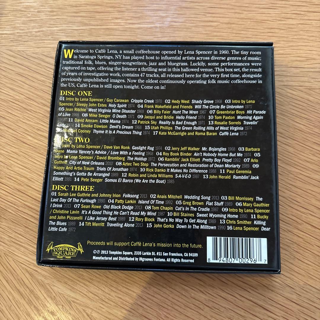 Live at Caffe Lena 3枚組CD