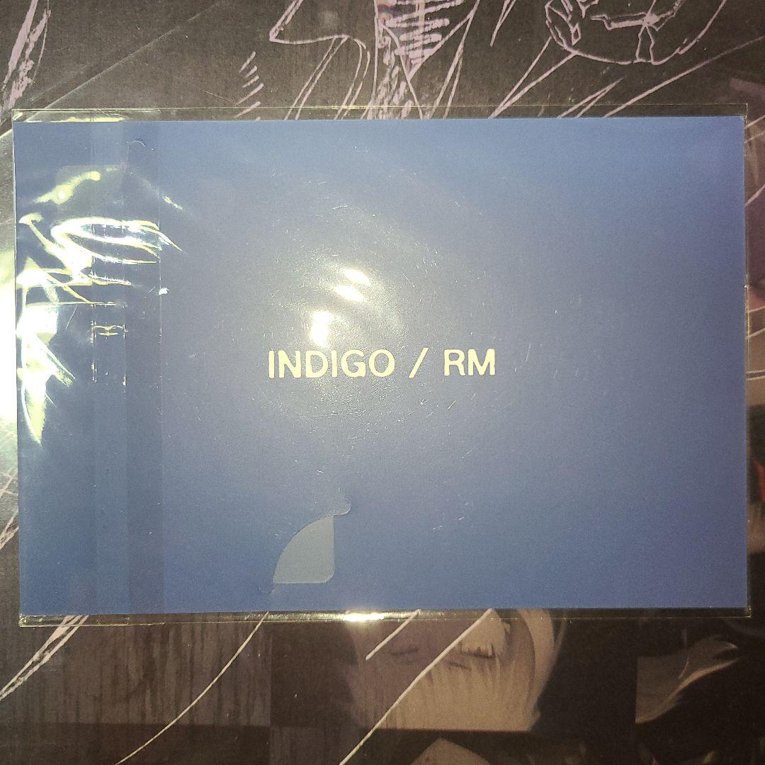 BTS RM indigo購入特典台紙付き ホログラム フォトカード ほぼ、新品