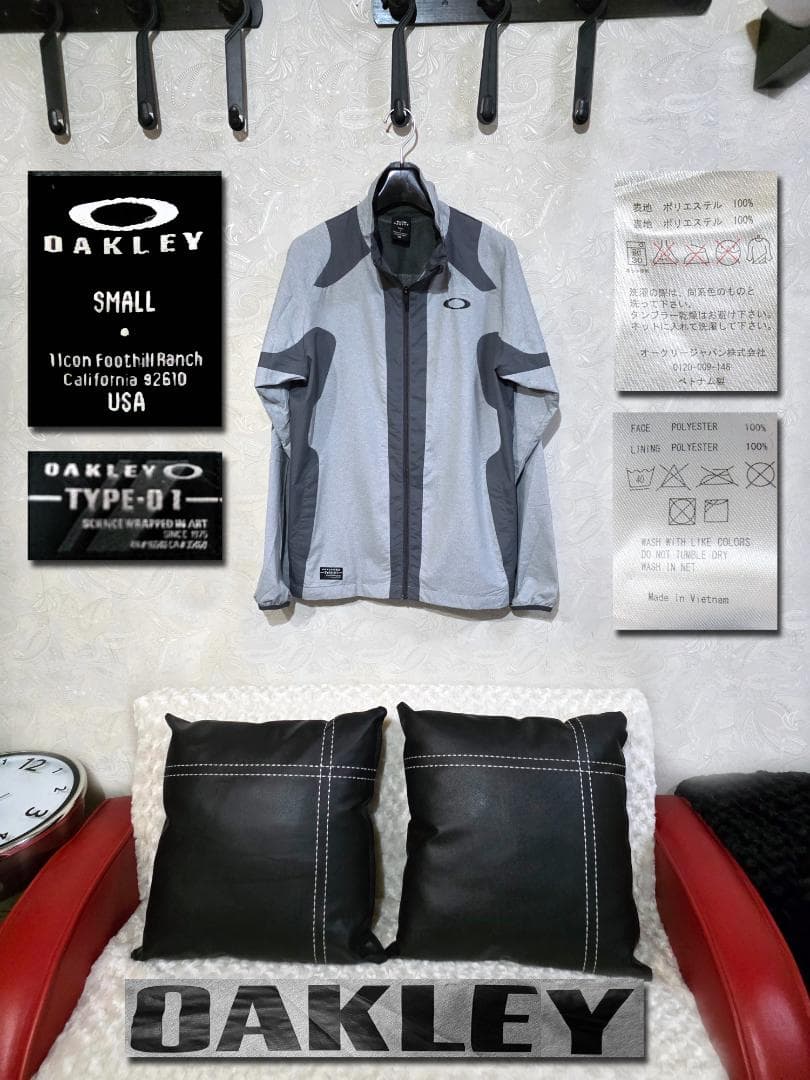 OAKLEY TYPE-01 ジャケット Sサイズ グレー