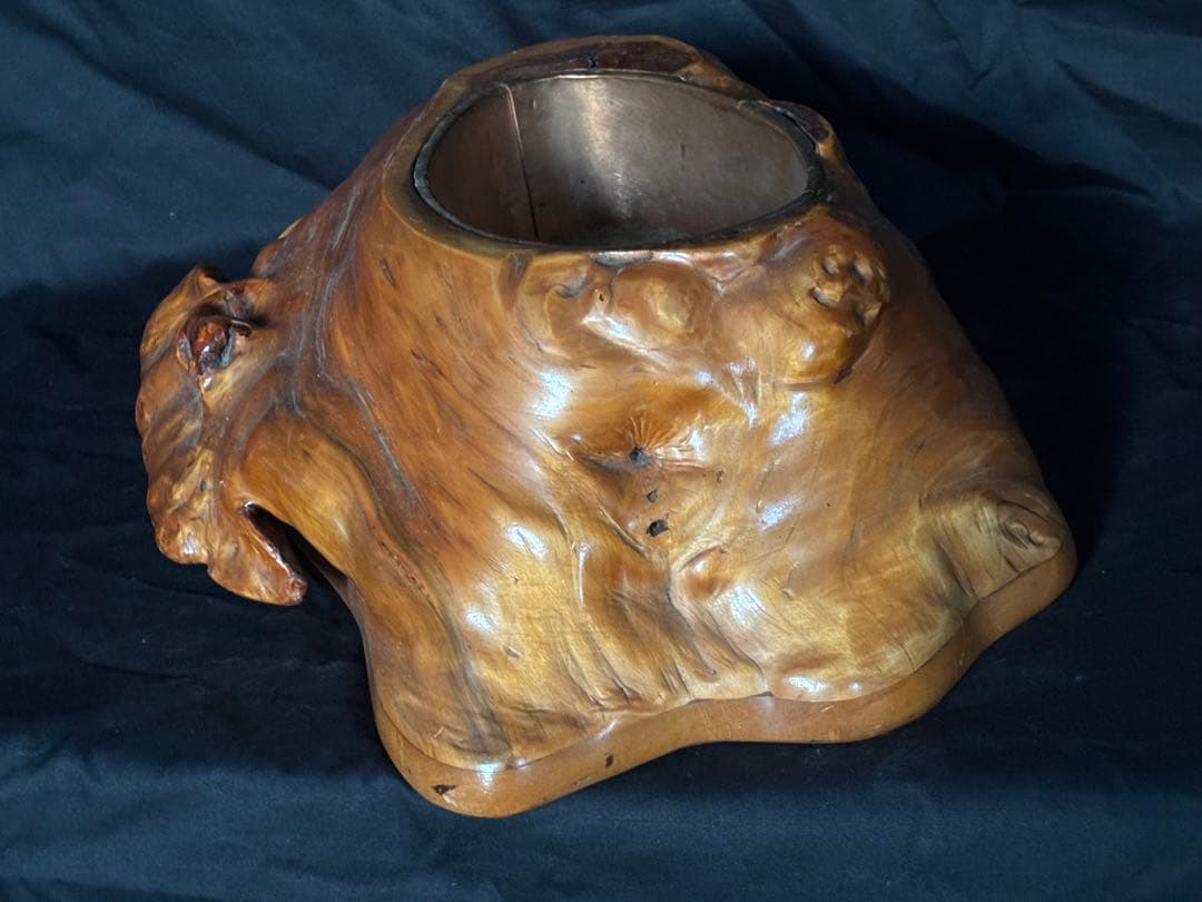 天然木製手火鉢 自然木