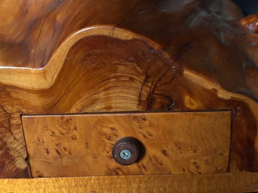 天然木製手火鉢 自然木