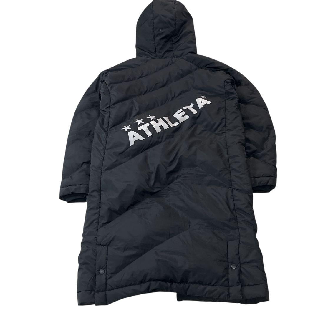 【ゆゆ】　ATHLETA アスレタ ベンチコート ブラック M 極暖 軽量