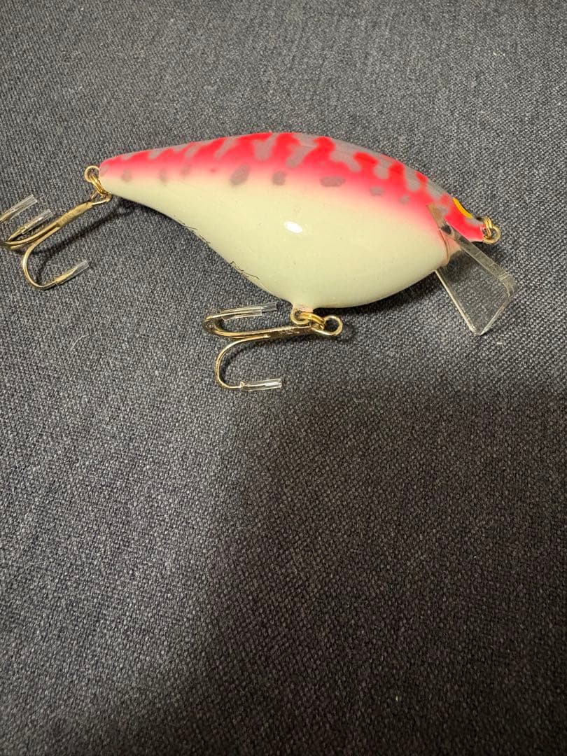 バルサ50クランクベイトオリジナルグレーコーチ　則サイン入