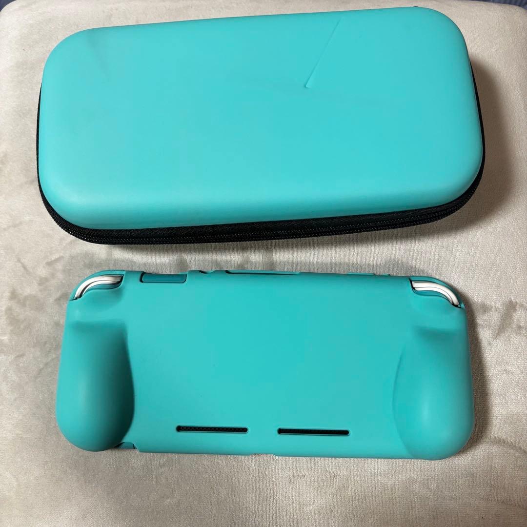 Nintendo Switch Lite ターコイズ　ケース付