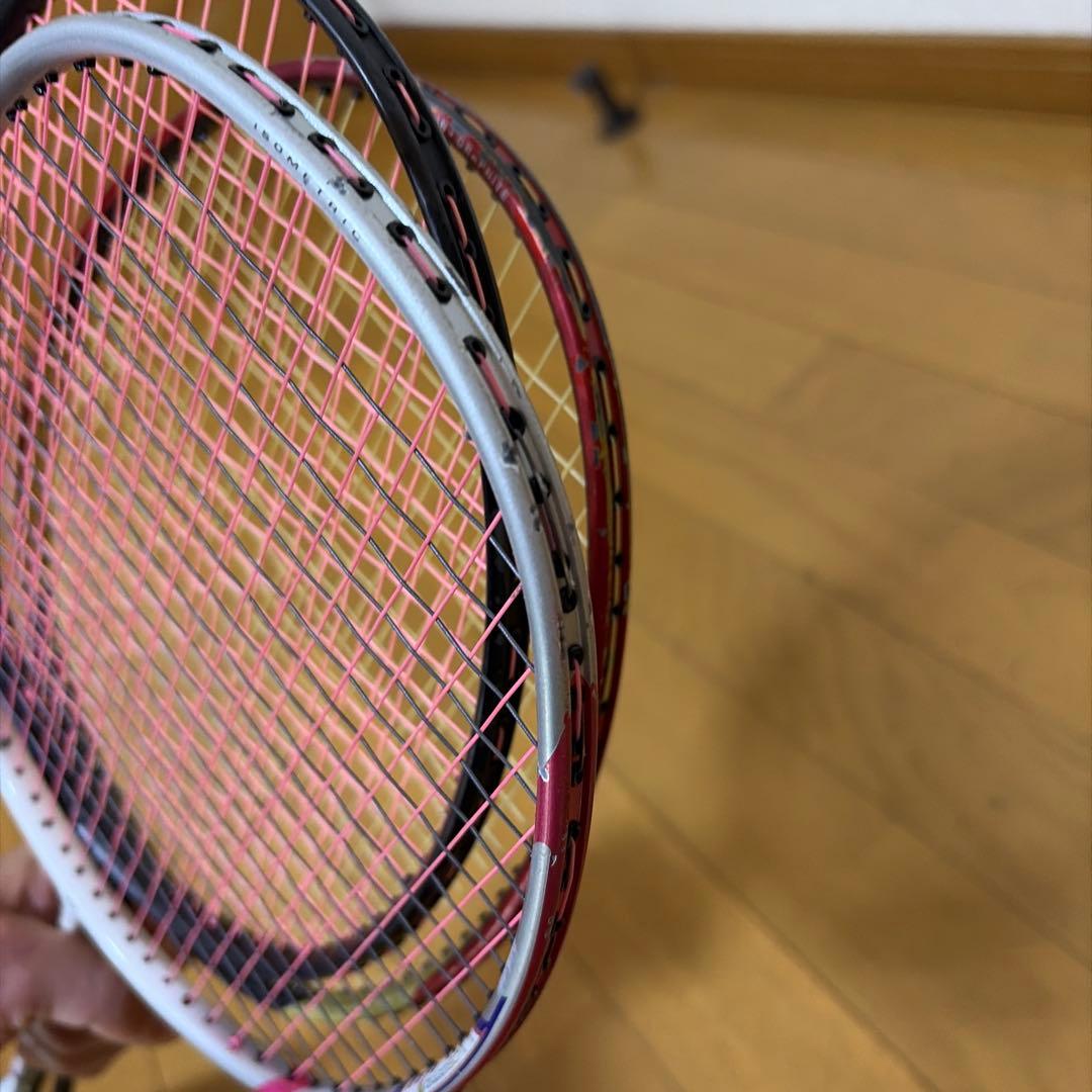 YONEX バドミントンラケット Carbonexなど　3本　セット　ヨネックス