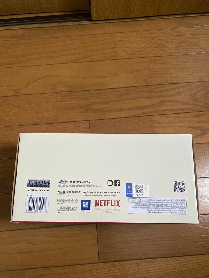 JADA 1/24 ストレンジャーシングスカマロ Z28 ビリー車 ダイキャスト