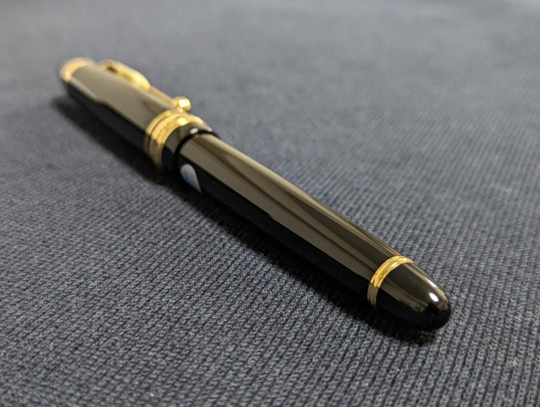 美品 試し書きのみ PILOT カスタム743 FM パイロット万年筆 ブラック