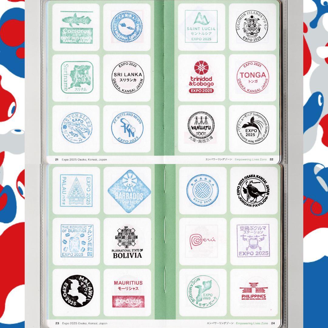 【フルコンプリート・施設番地順】公式スタンプパスポート 2025大阪・関西万博①
