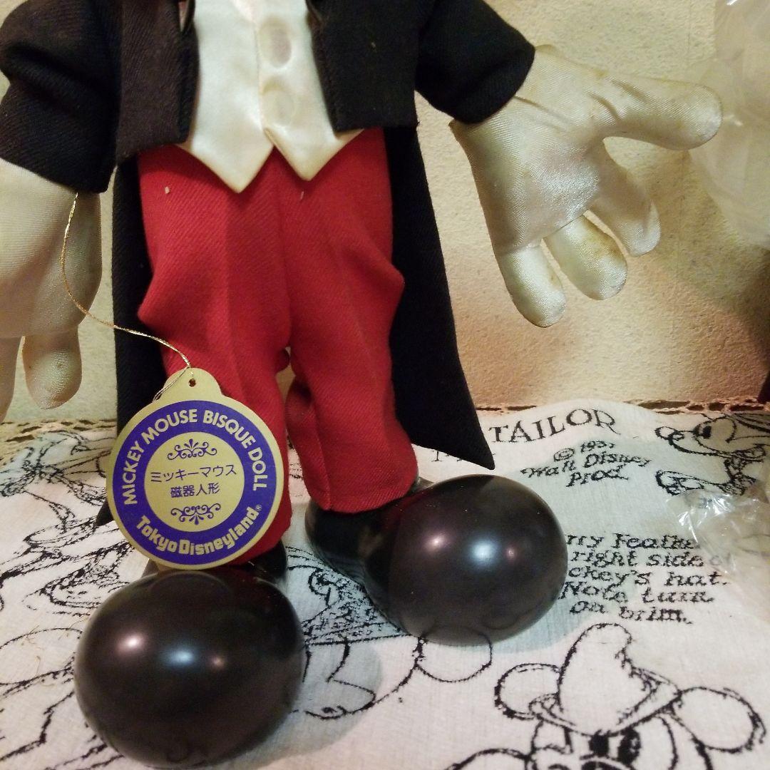 大きいミッキーマウス BISQUE DOLL（陶器製）ー訳ありです