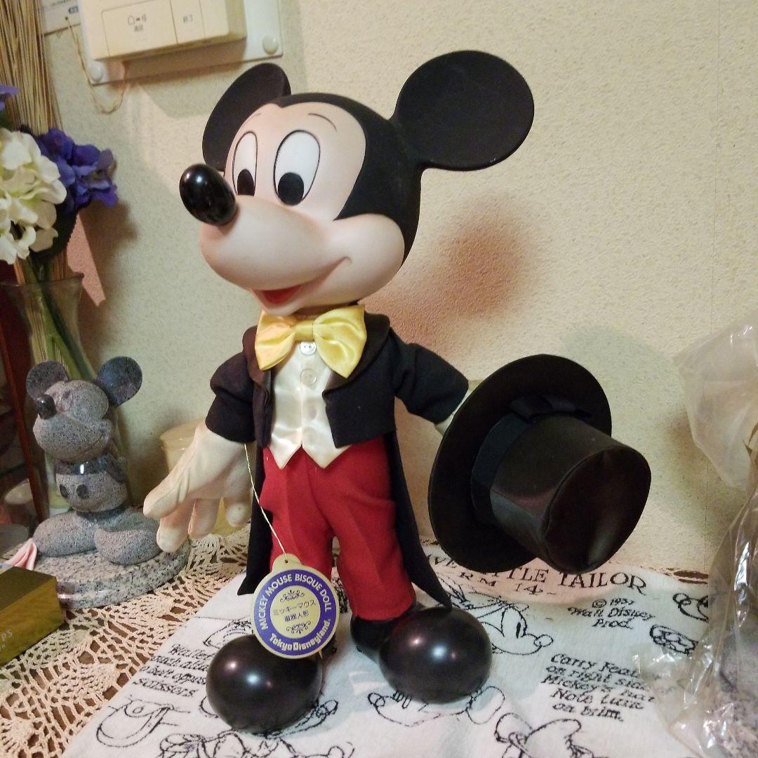 大きいミッキーマウス BISQUE DOLL（陶器製）ー訳ありです