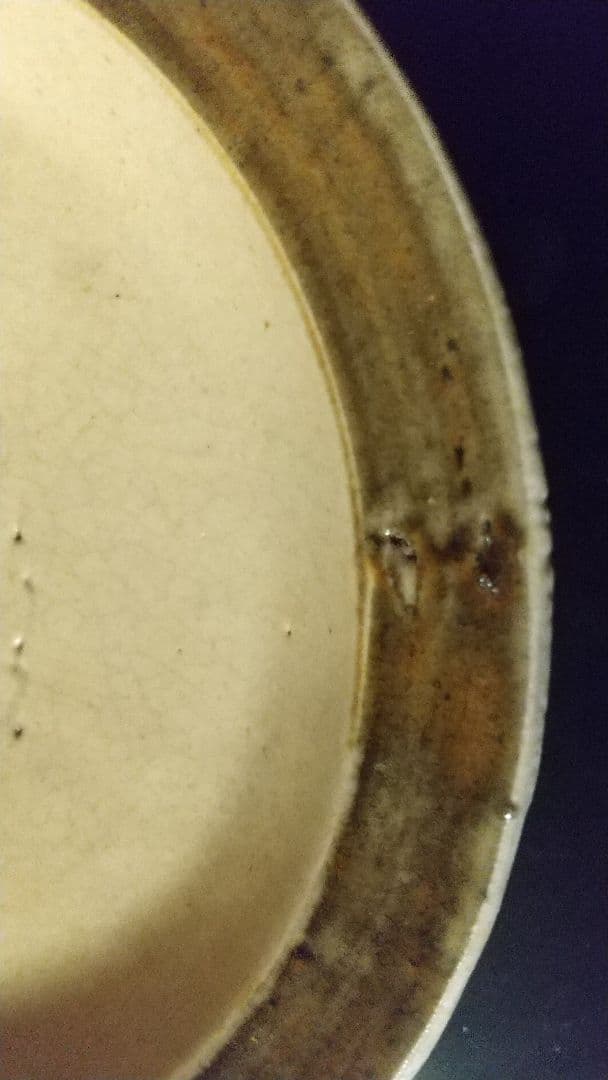 骨董 明治の酒津焼　秋草芒に虫の図　丸皿四枚！渋い