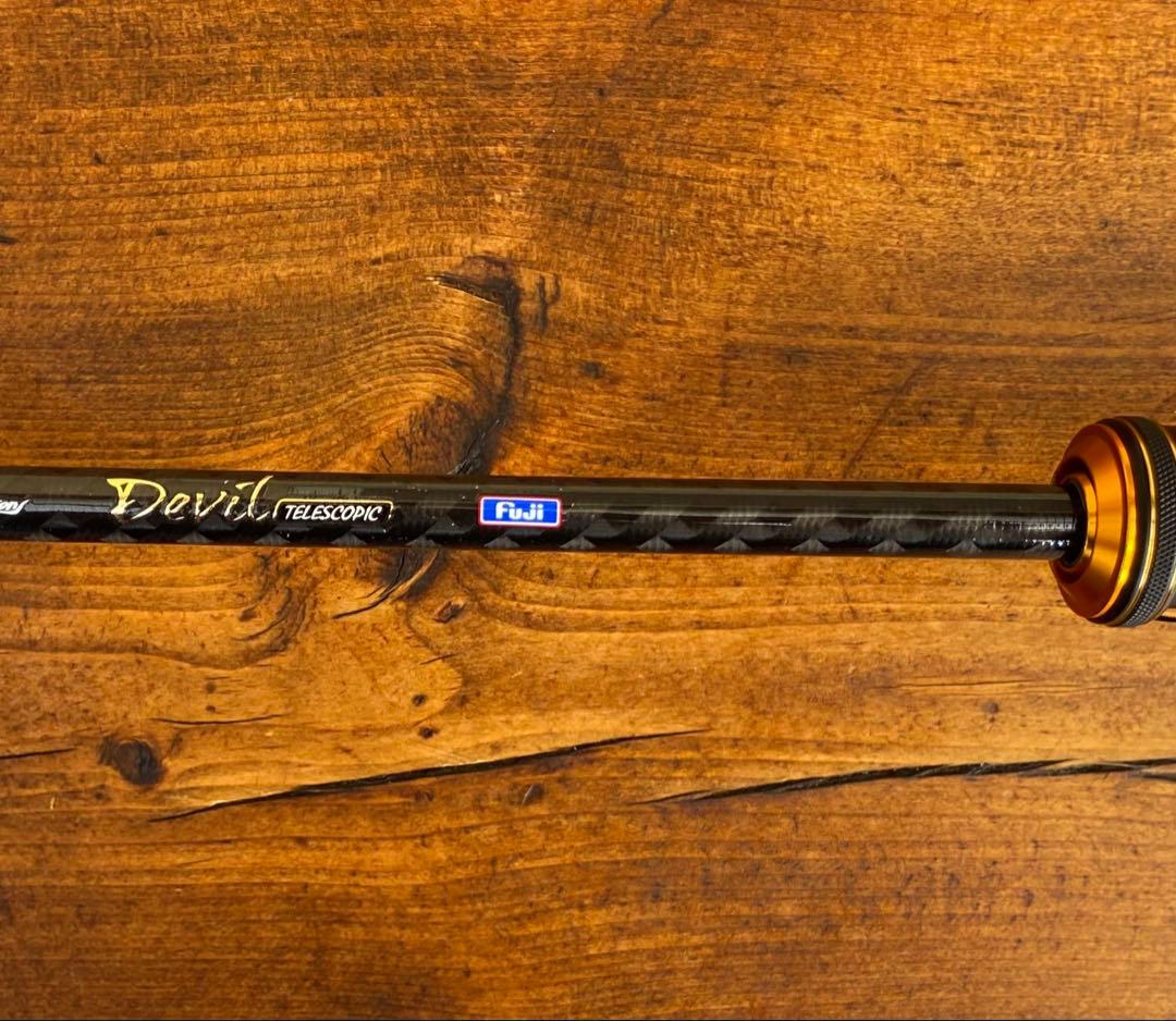 トラウトロッド　ウッドグリップ　5ft6inch ベイトテレスコロッド　渓流釣り