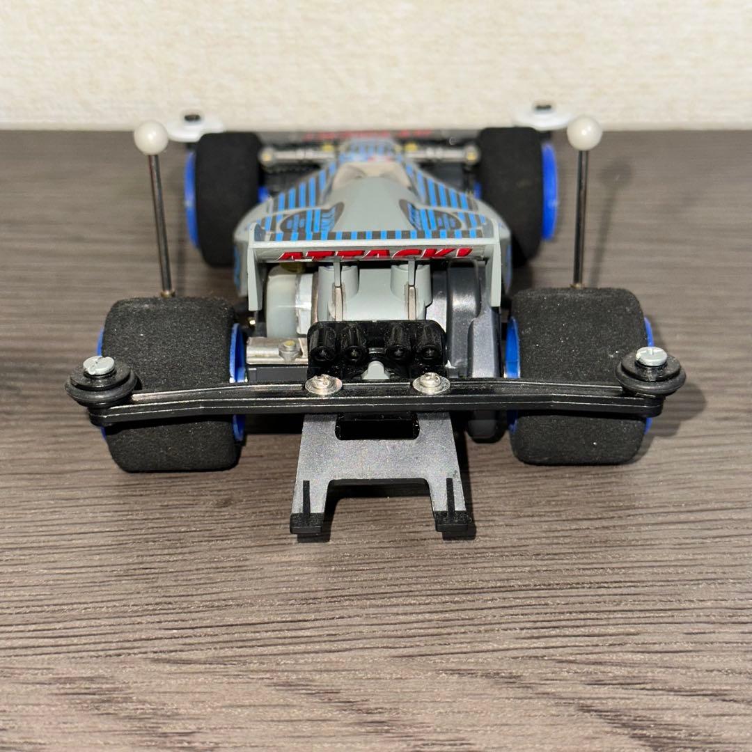 [G11034]ミニ四駆　アバンテJr. ワイドタイヤ　ホイール　ブルー