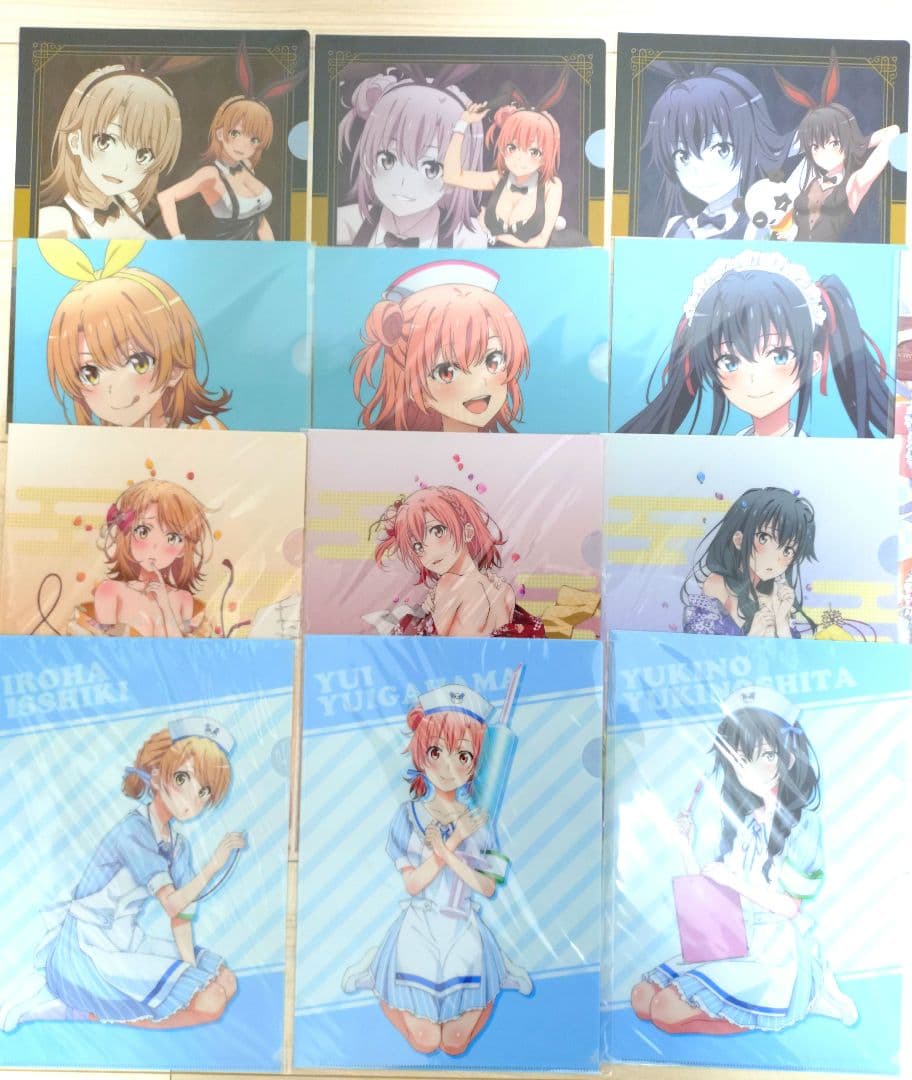 やはり俺の青春ラブコメはまちがっている クリアファイル 合計65枚 新品未開封