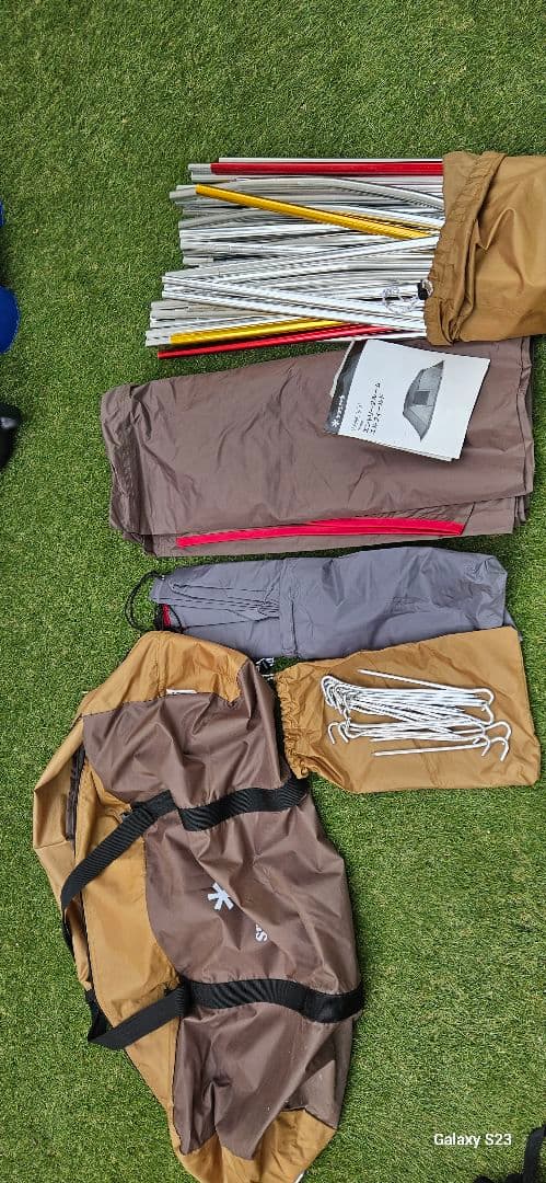  peak テント　 エントリー2ルーム　エルフィールドとマット&シート