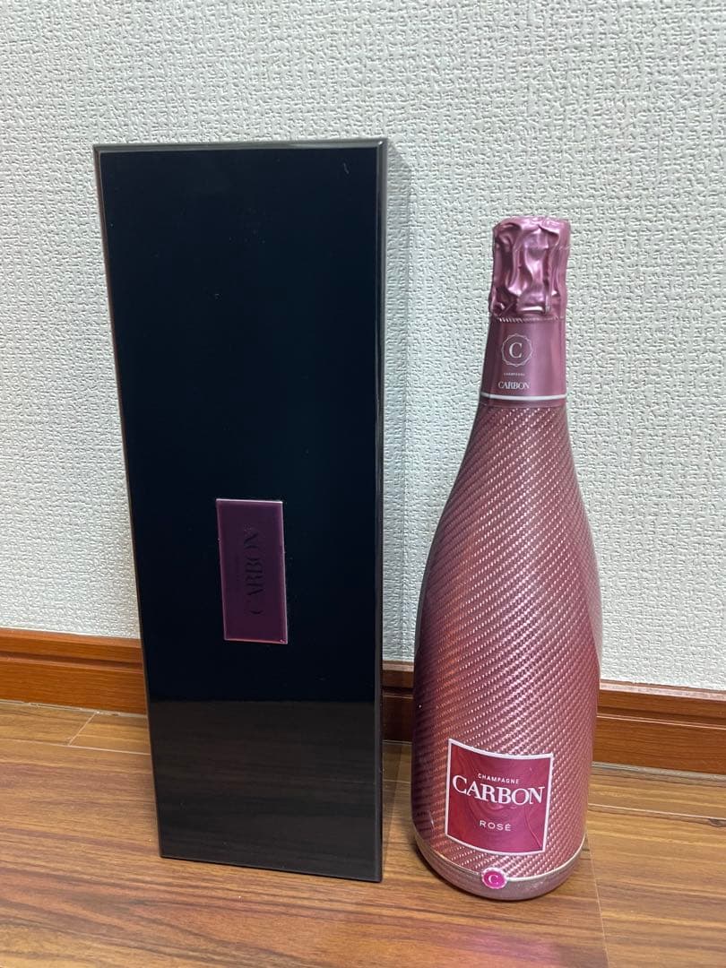 【半額以下】シャンパンカーボン ピンク ロゼ（専用化粧箱入）