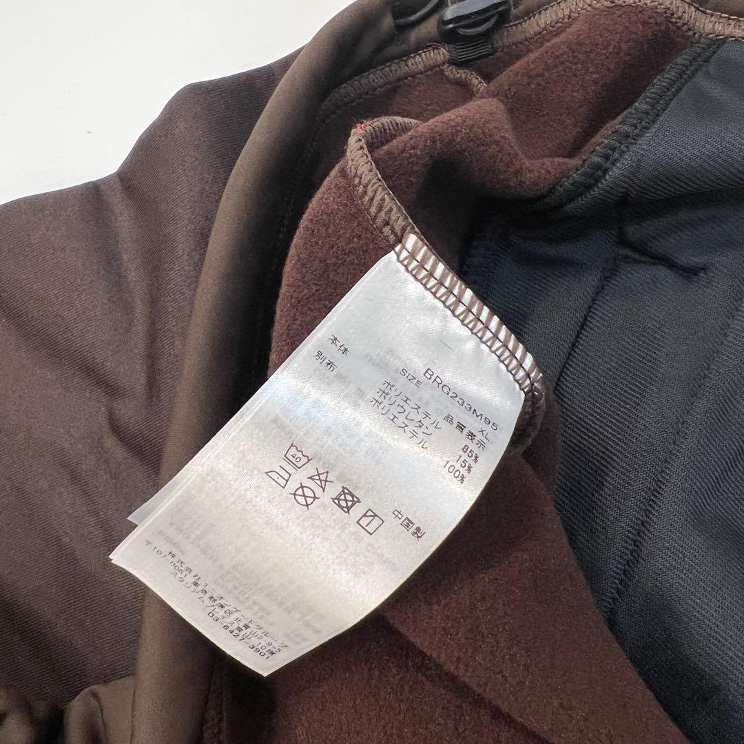 新品 BRIEFING POLARTEC CREWNECK ブラウンXL