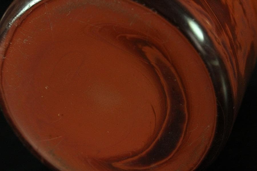 中国美術 乾隆 硝子 蓋物 高9cm(K-XA693)