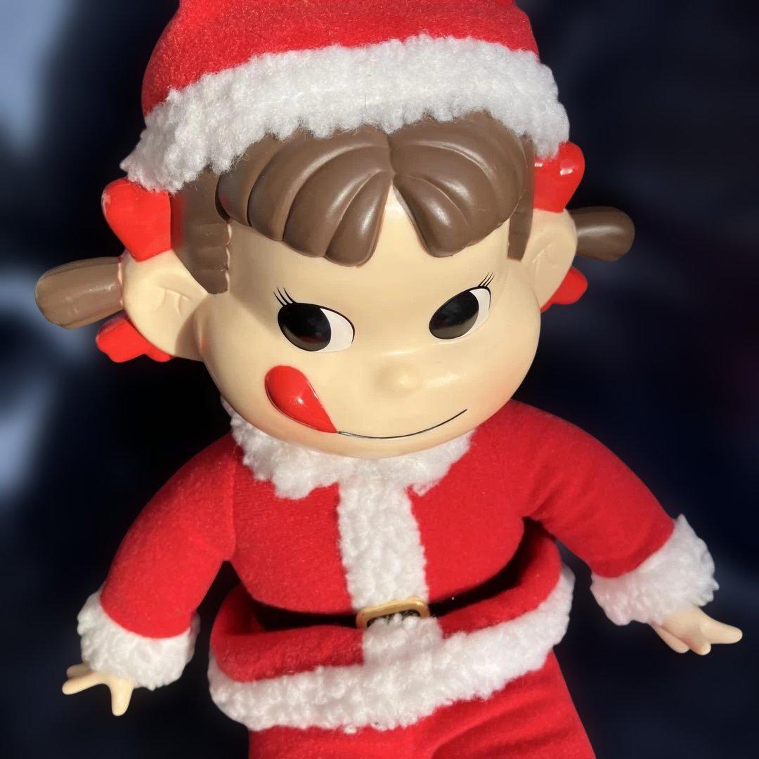 (462)サンタの女の子キャラクター人形 約30cm