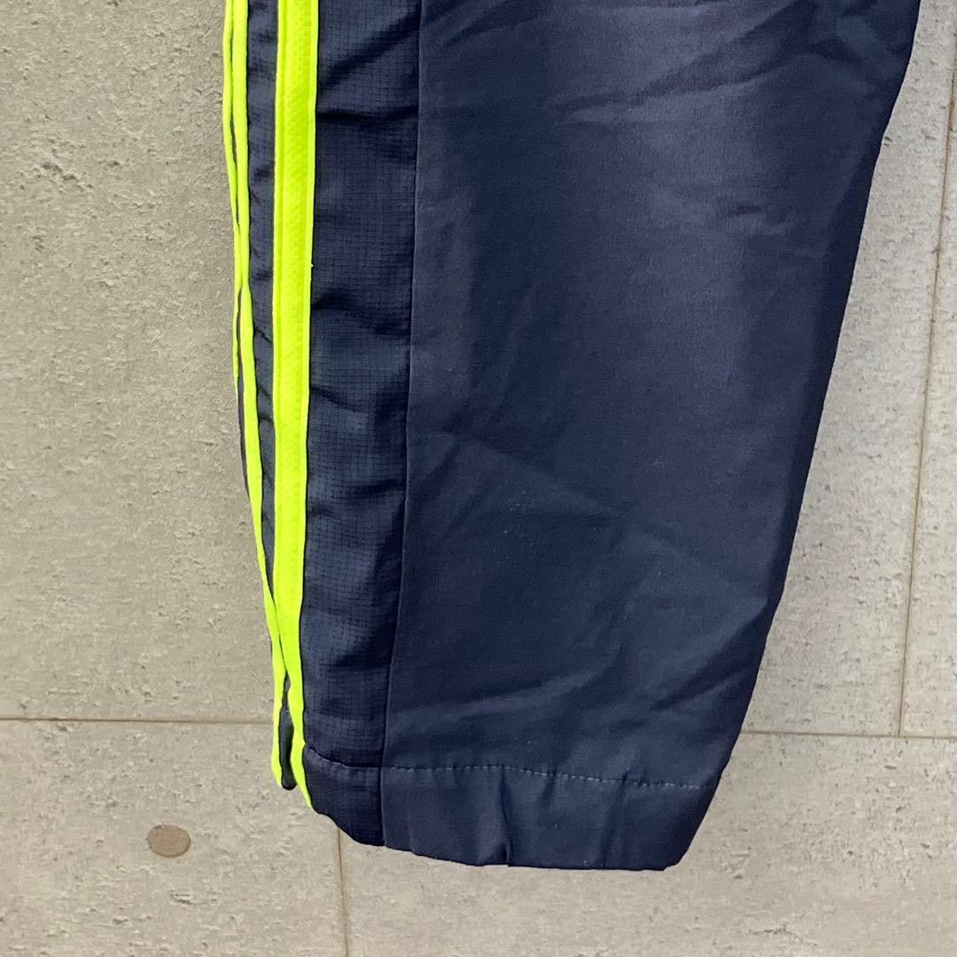 adidas アディダス ジャージ上下 メンズセットアップ メッシュ M 紺 黄