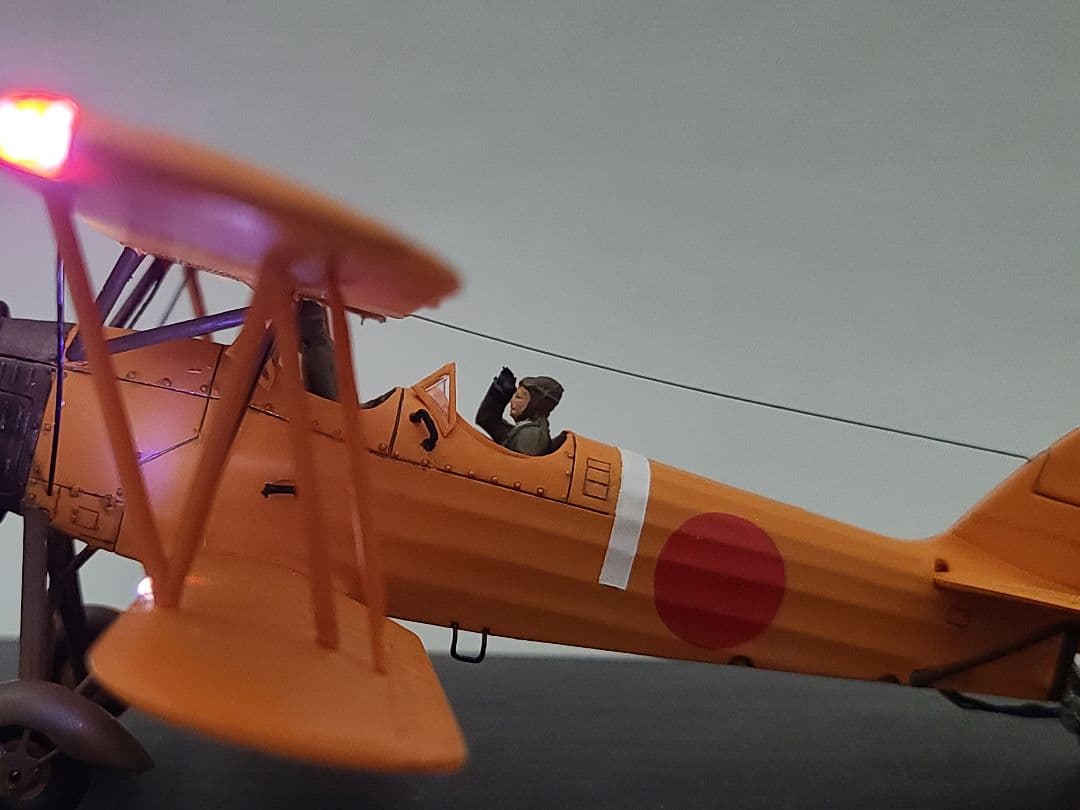 tomoya 九五式中間練習機(赤とんぼ)大刀洗リアルモーターライズ完成品