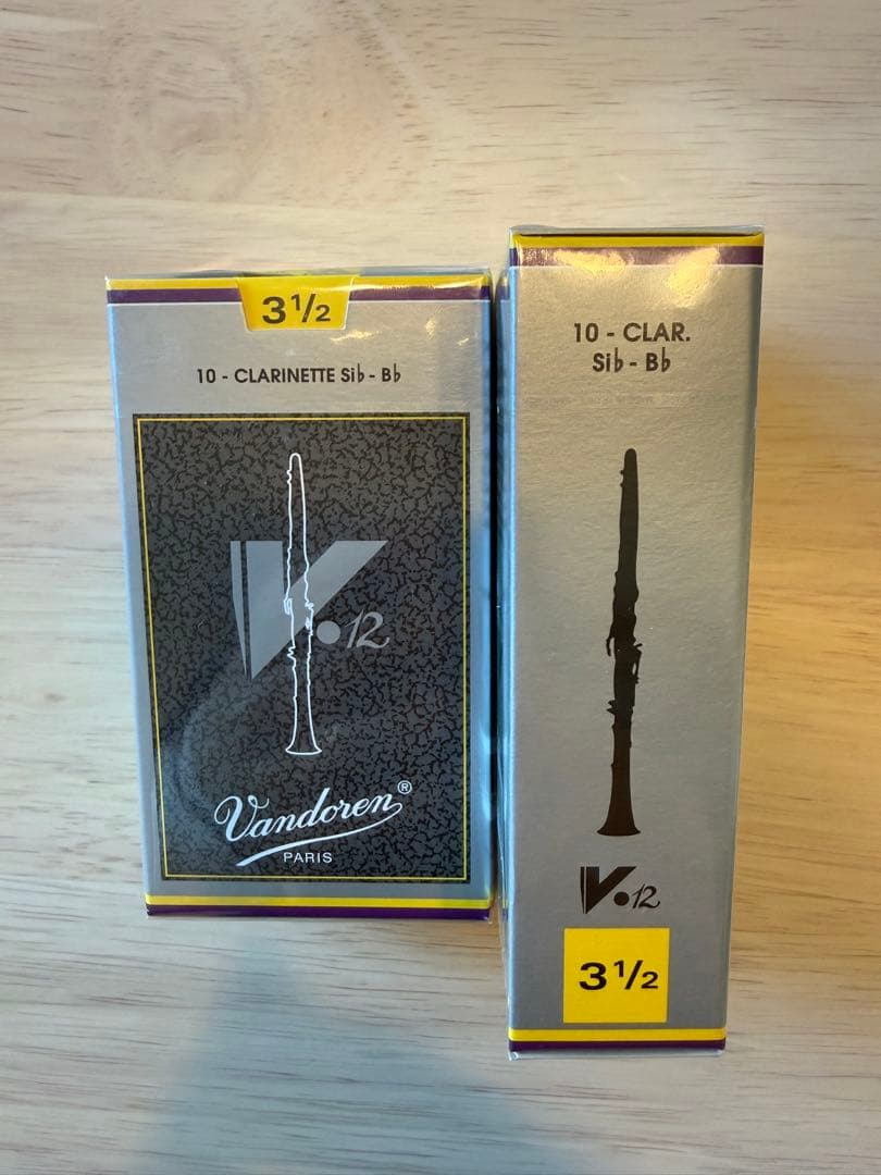 【新品】Vandoren クラリネットリード 3 1/2 10枚入り