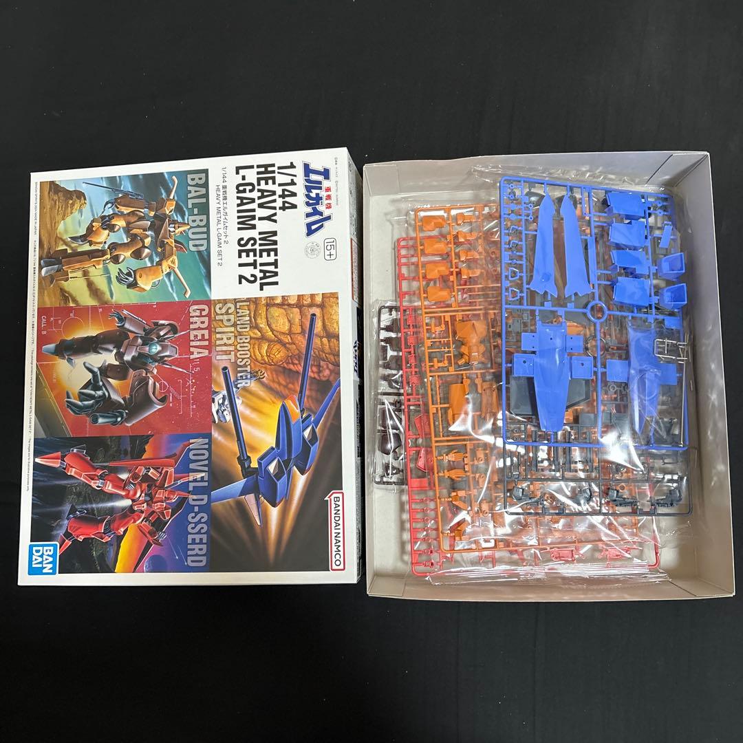 エルガイム プラモデルセット 1/144　1/100 HG R3 旧キット