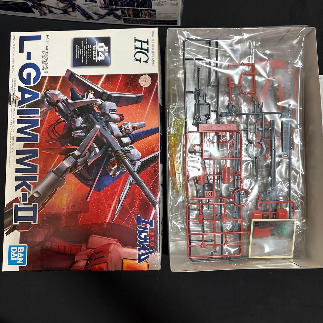 エルガイム プラモデルセット 1/144　1/100 HG R3 旧キット