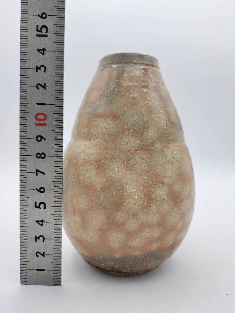 b264 掛花入 萩 13代 田原陶兵衛 木箱 茶道具 古物