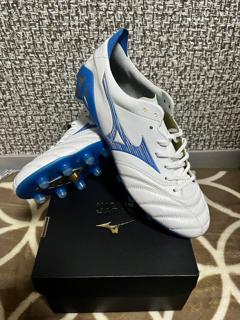 モレリアネオ 4 JAPAN 26.0cm ホワイト　ブルー　白　青　限定