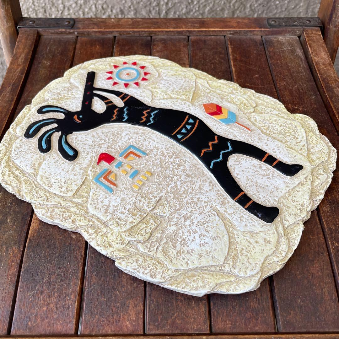 希少品！ココペリ壁掛け　アリゾナ州　ネイティブアメリカン雑貨アンティークナバホ族