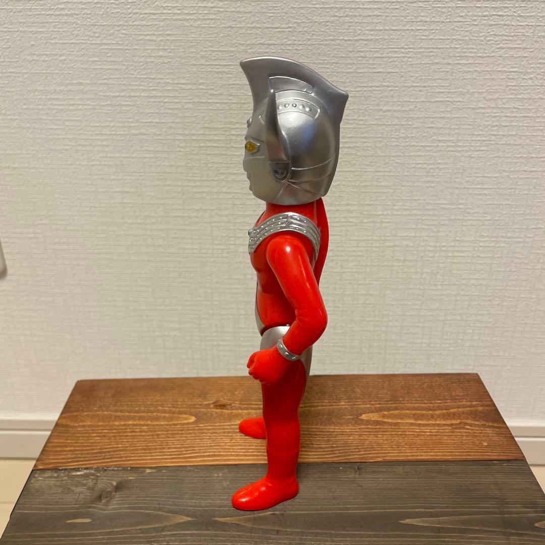 ブルマァク　ウルトラマンタロウ　マスク取れ　シルバー　ソフビ