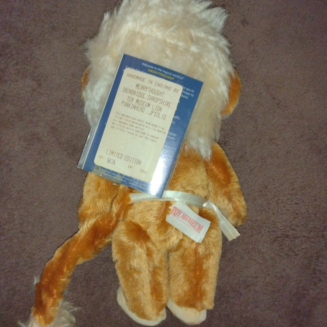 メリーソート　トイミュージアム　ライオン　パンキー　MERRYTHOUGHT