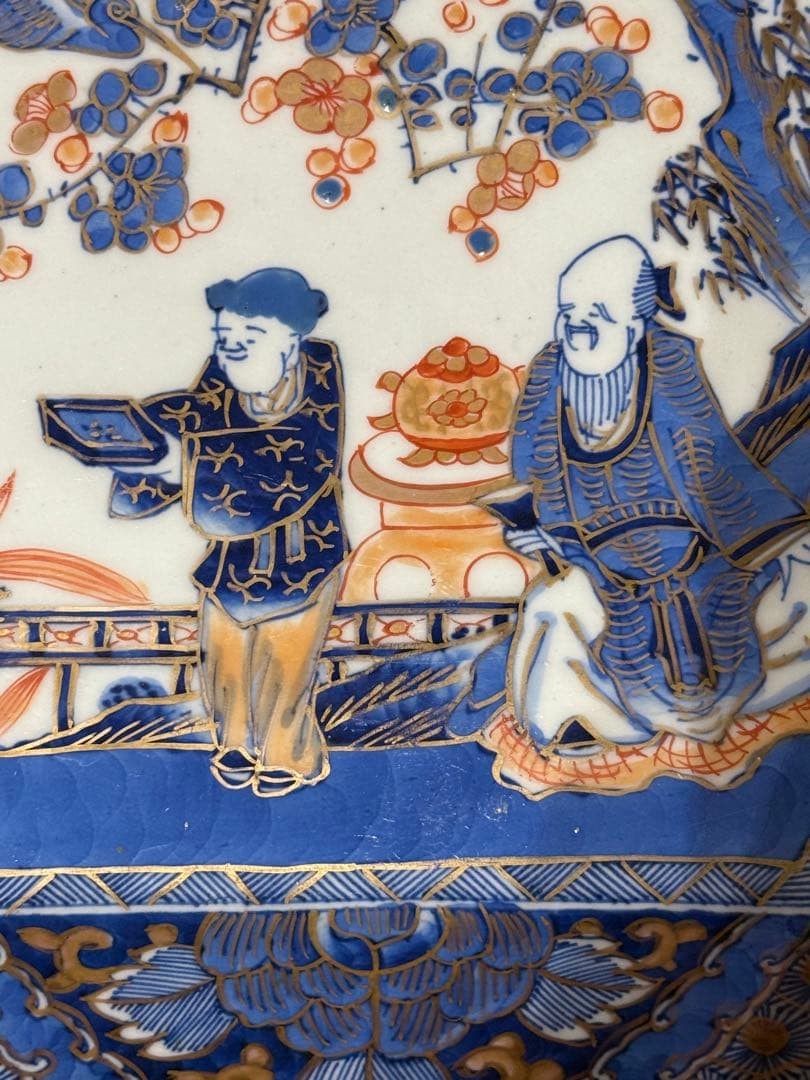 道光年製　大皿　アンティーク