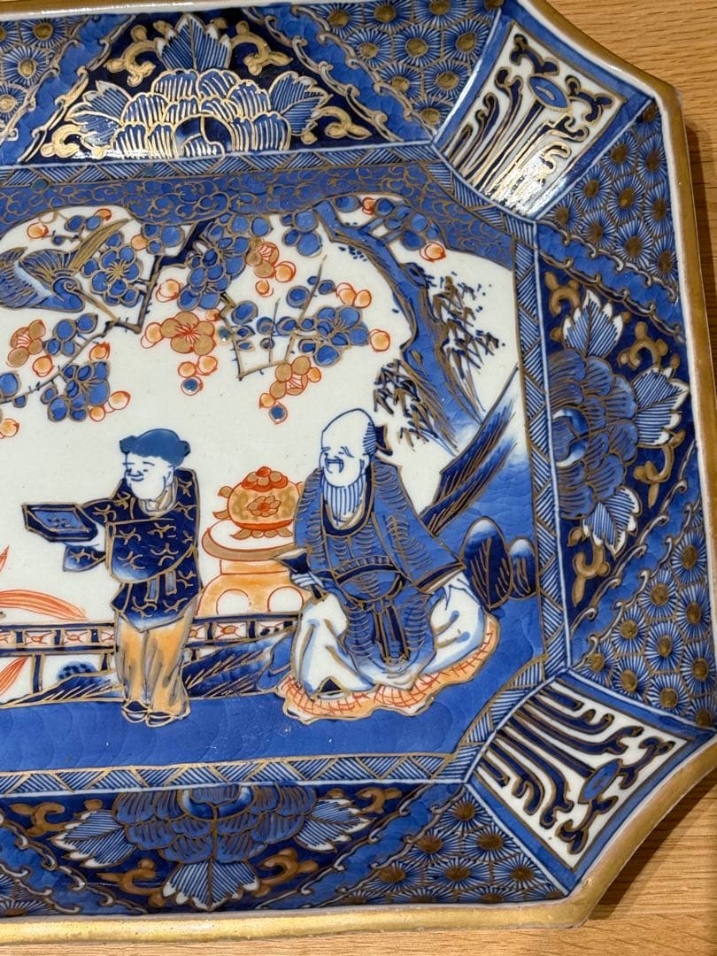 道光年製　大皿　アンティーク