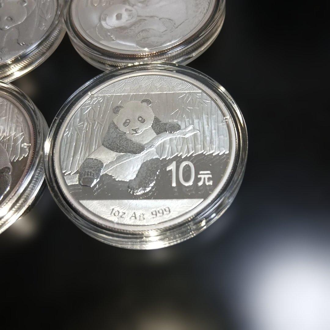 24時間限定パンダ銀貨純銀4枚セット