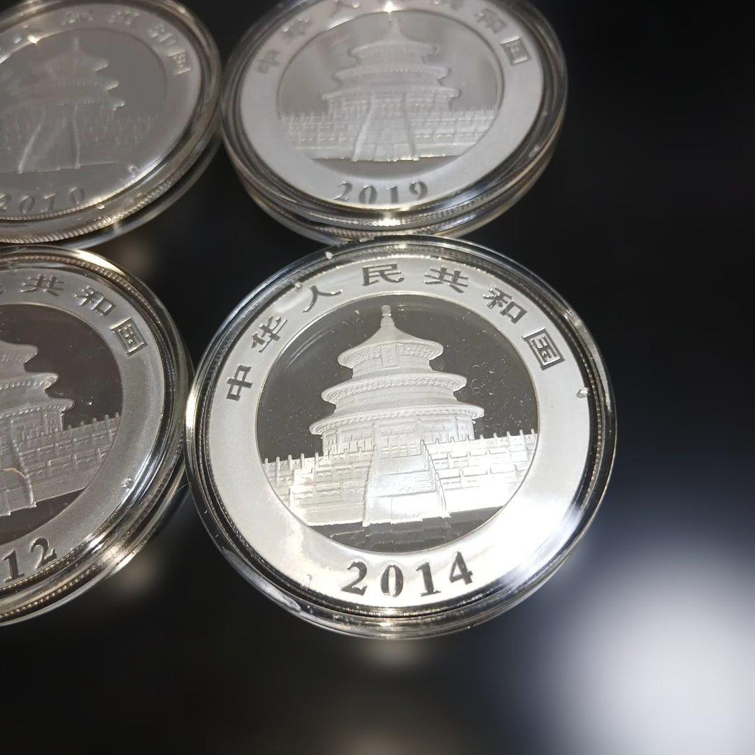 24時間限定パンダ銀貨純銀4枚セット