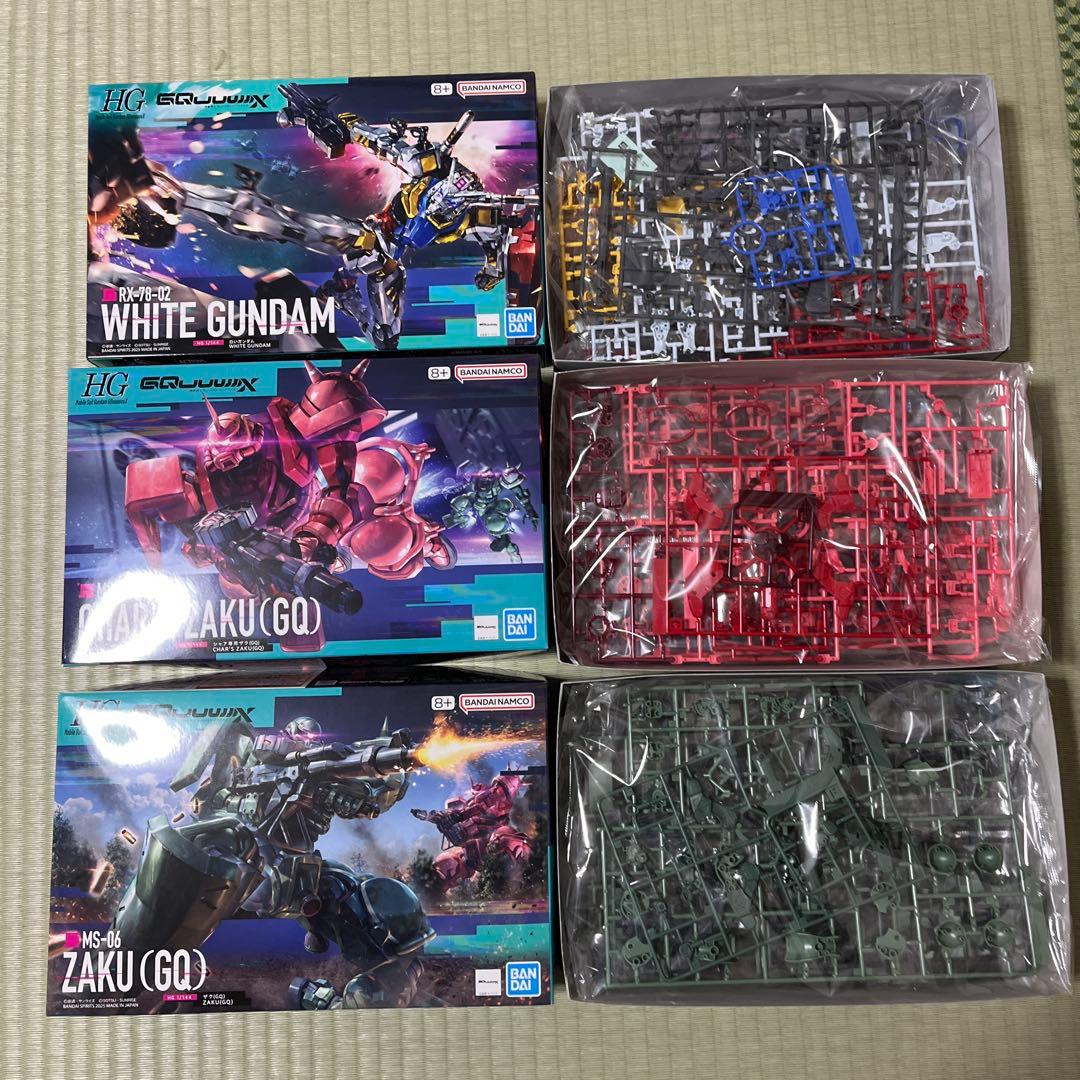 HG 1/144 白いガンダム　シャア専用ザク(GQ) ザク（GQ）