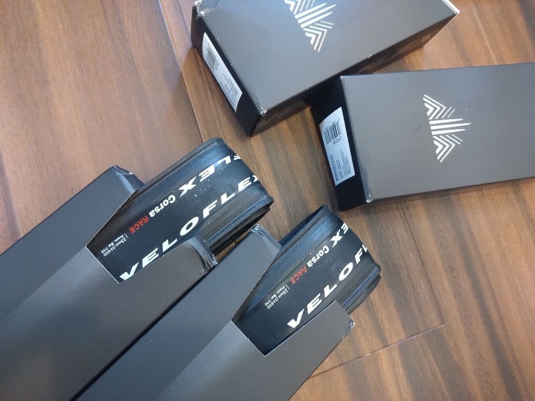 VeloflexヴェロフレックスCorsa RACEクリンチャータイヤ23C２本