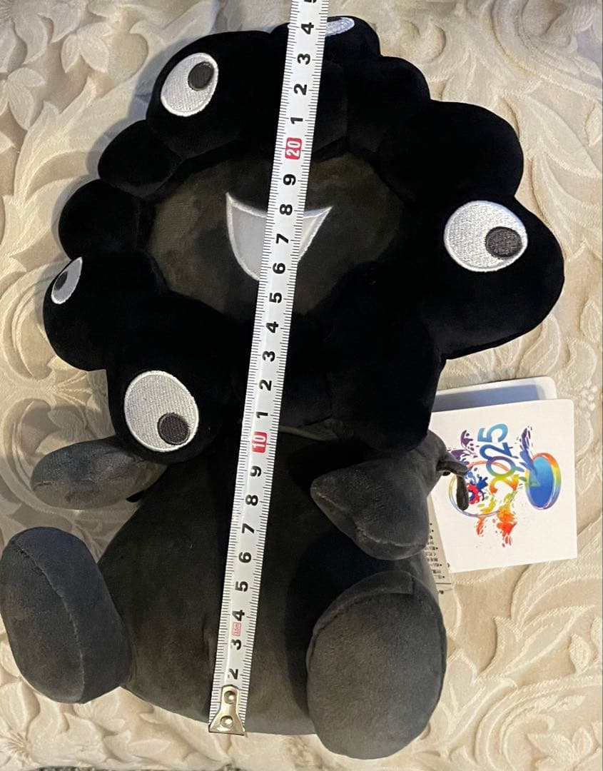 EXPO2025 ミャクミャク お手玉風ぬいぐるみ M黒 新品未使用タグ付き