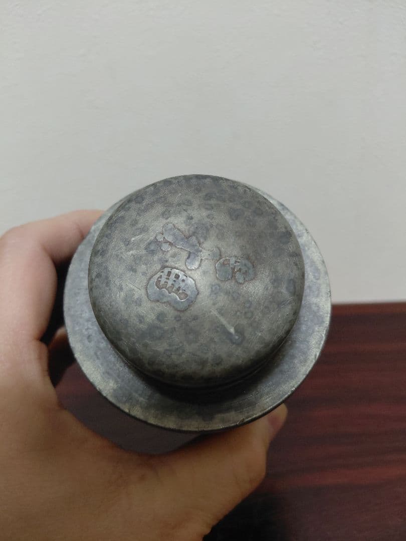 錫製 茶壺 在銘 茶道具 煎茶道具