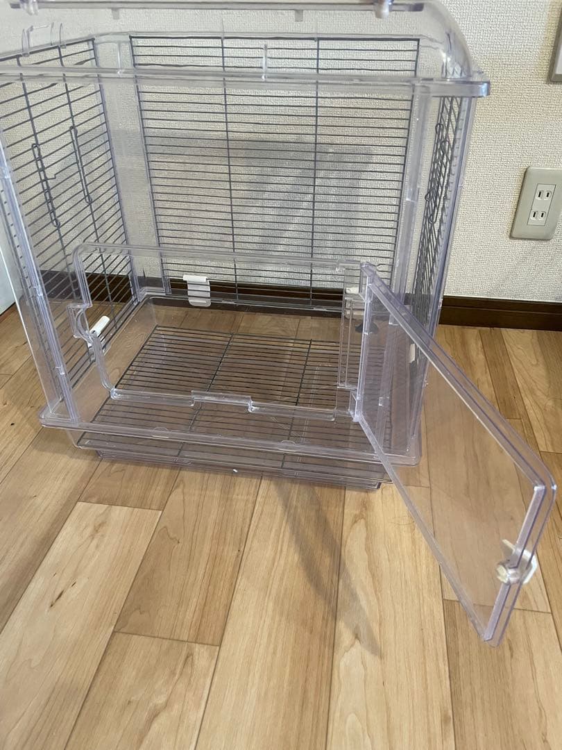 鳥かご 透明アクリルケージ