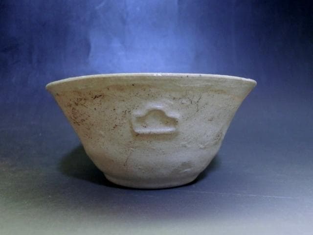 煎茶碗■素焼き 詩仙登 5客 白泥 湯呑み ぐい呑み お茶道具 時代物 骨董品■