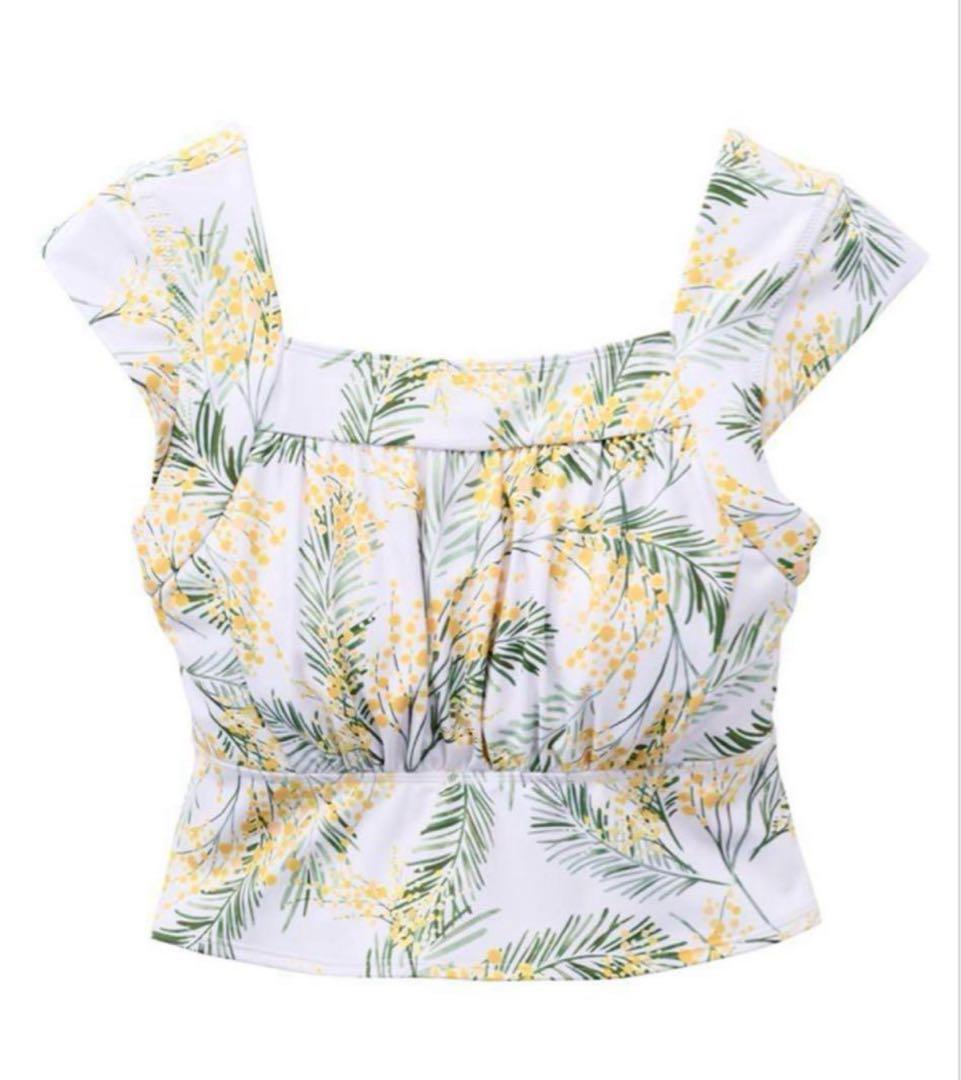 値下げ！新品タグ付 【SUKALA】 スプリングフラワーグレースブラトップＬ